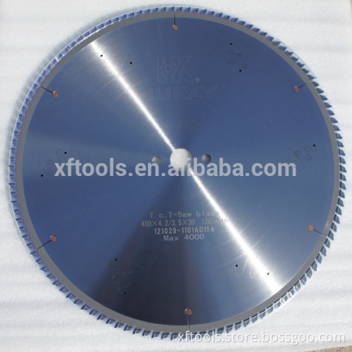 120teeth aluminum cutting carbide tips saw blades used on CNC saw